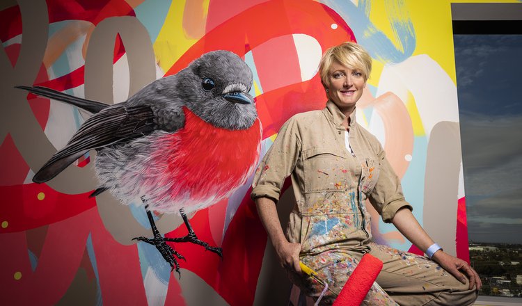 Rowena Martinich - Joan Kirner Mural