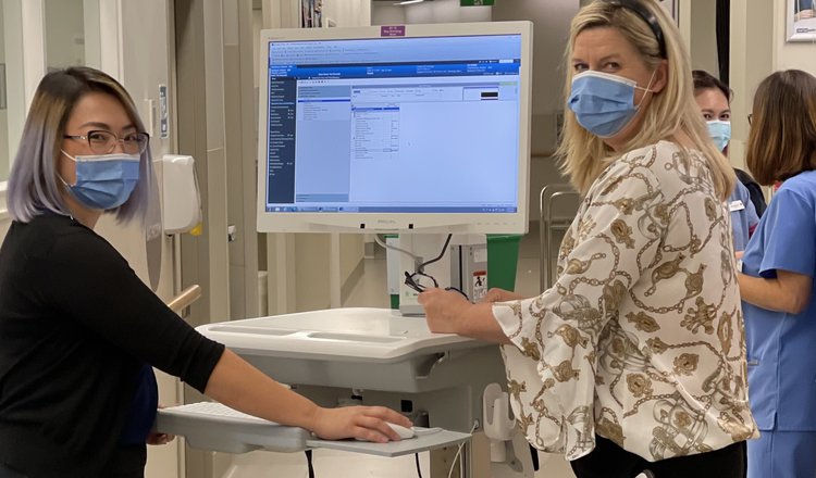 Oanh Nguyen and Helen Sinnott